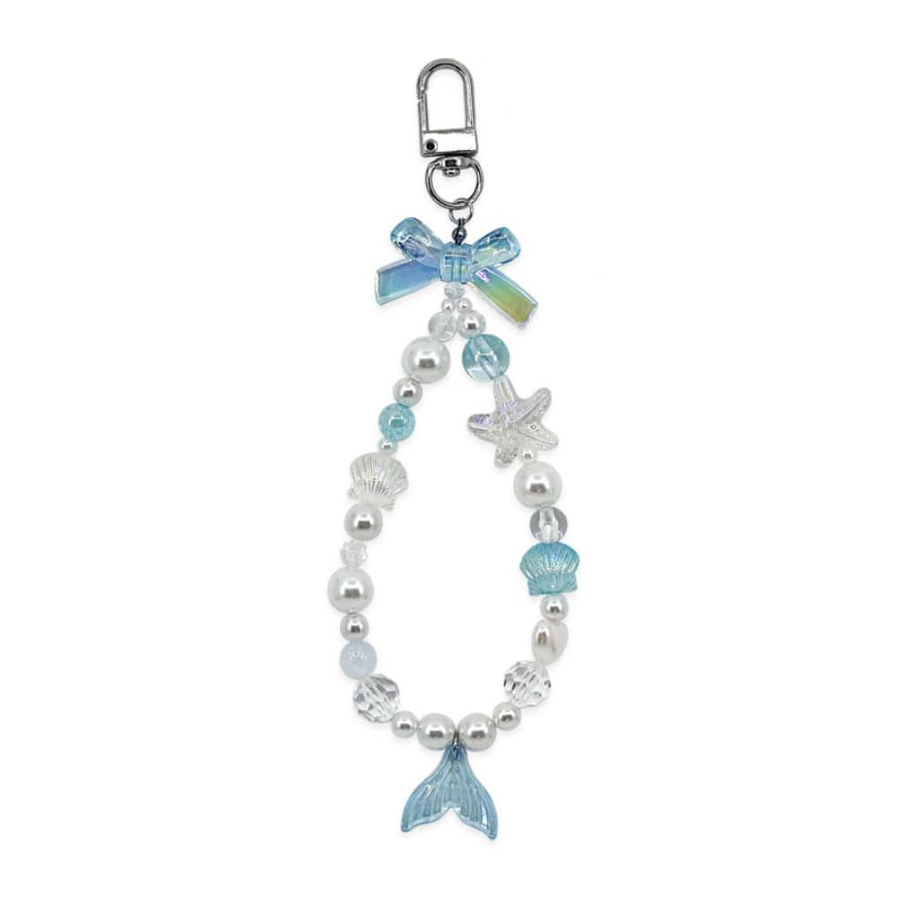 Blue Memaid : Lemon Weekend Beads Keyring