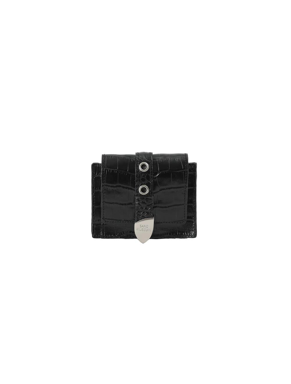 WESTERN CROCO WALLET [Black]