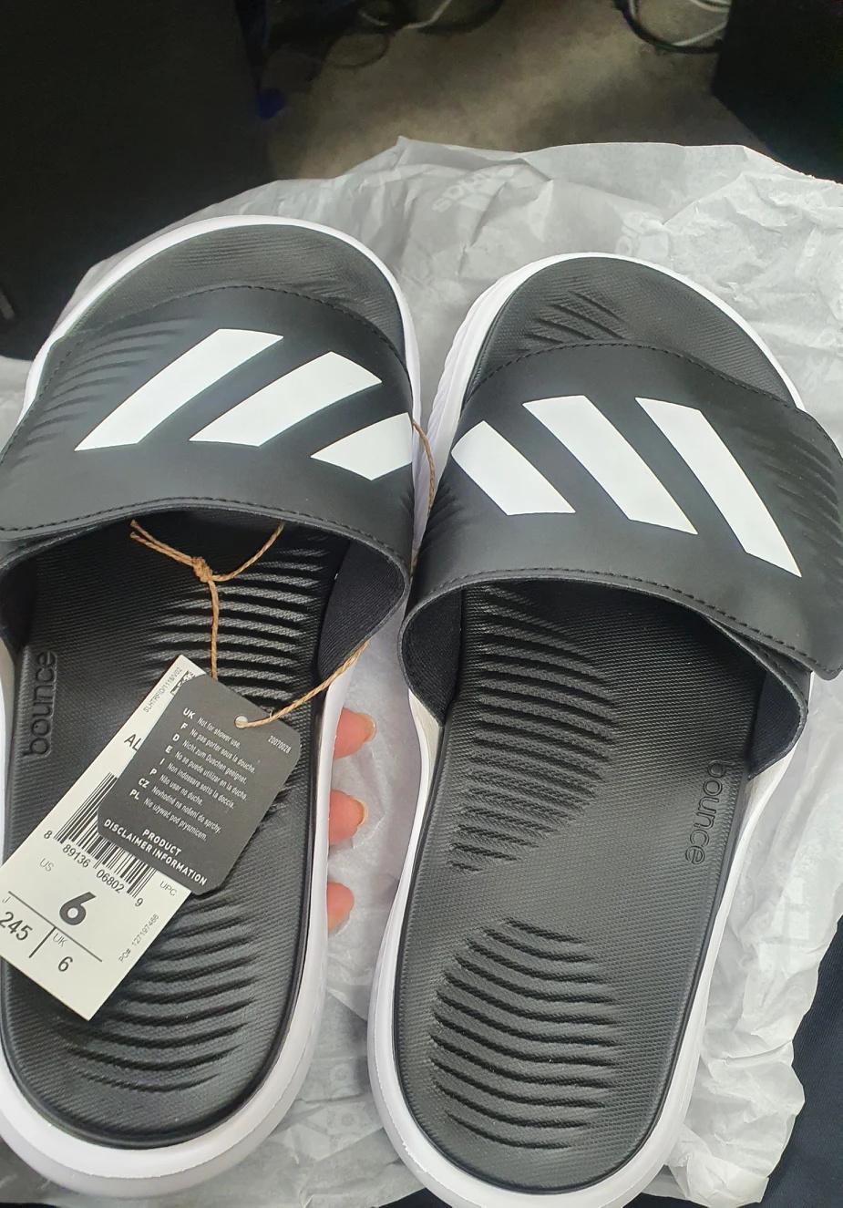 아디다스 알파바운스 슬라이드 슬리퍼 245