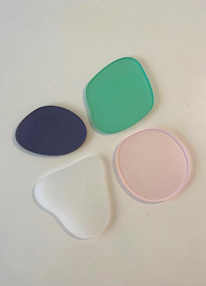 아크릴 캔들 받침대 티코스터 인테리어 홈카페 소품