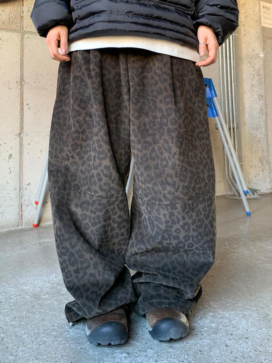 Buff leopard pants (2color)