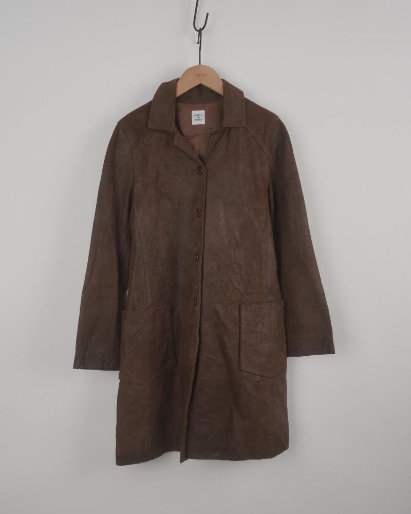 bulle de savon leather coat