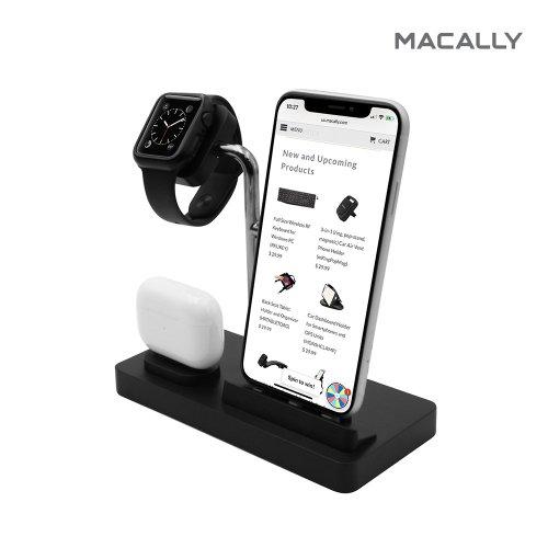 애플 워치 3-IN-1 거치대 충전기 스탠드 MWATCHSTAND3