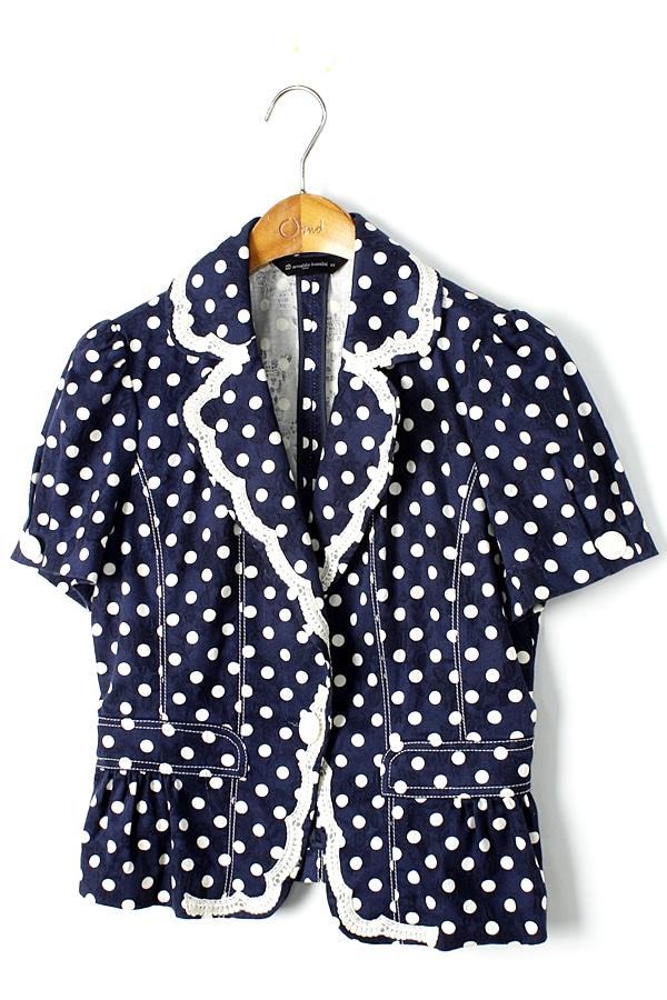 ARNALDO BASSINI 패턴 크롭 자켓 WOMAN_S