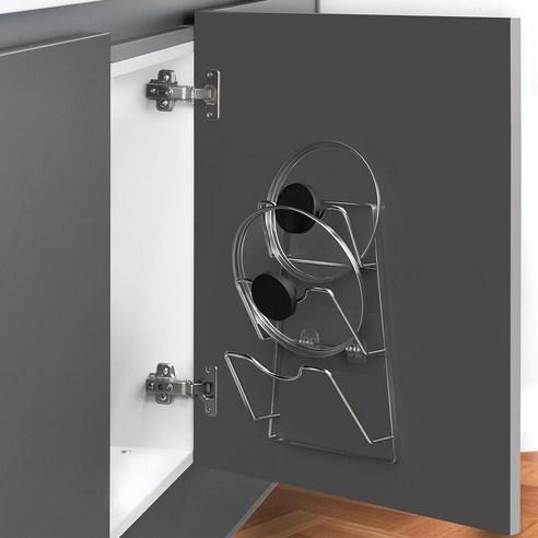 스파이더락 무타공 스마트접착 냄비뚜껑거치대 - 건조대/진열대/정리대 | 쿠팡