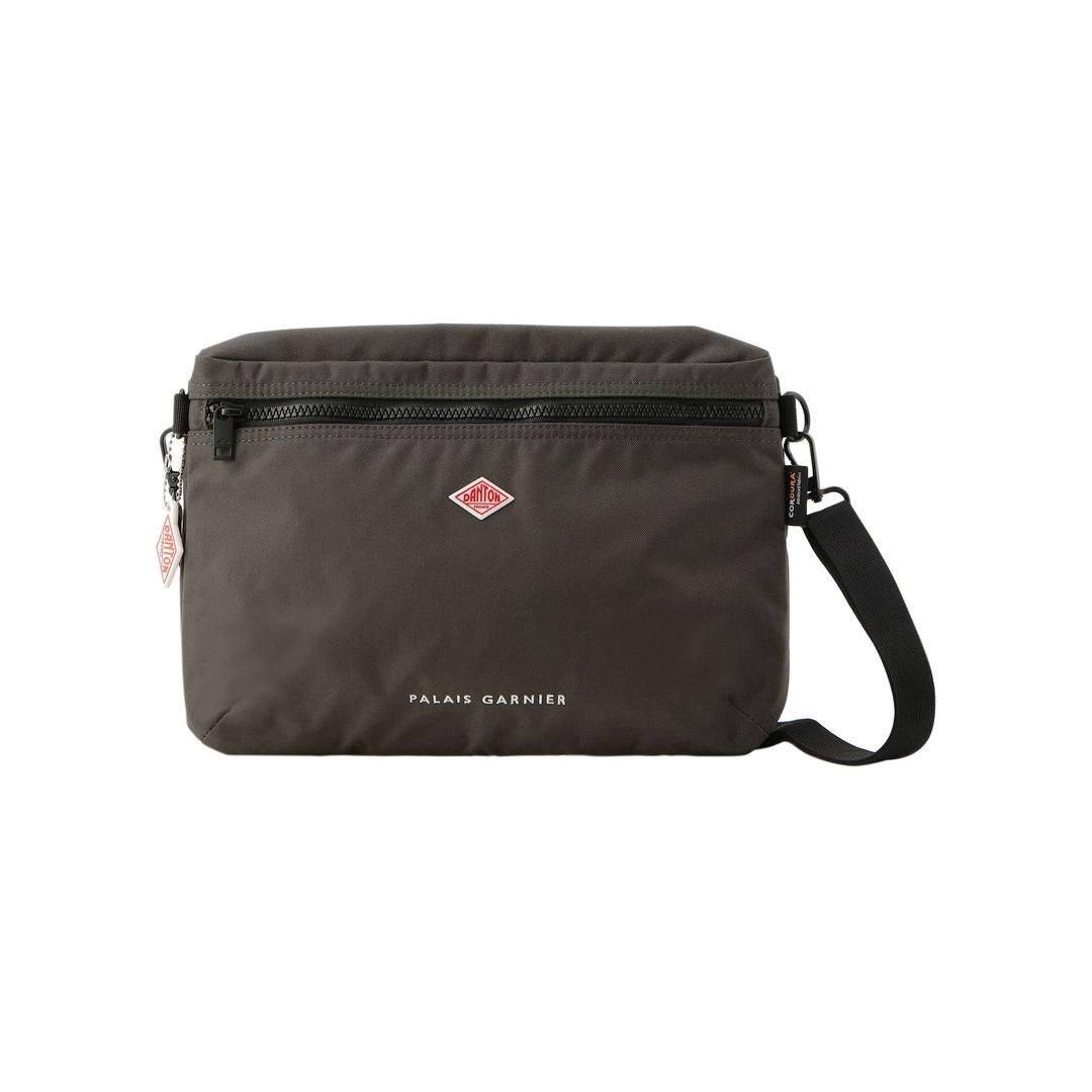 CORDURA CANVAS SHOULDER POUCH [PALAIS GARNIER] - DK. GREY / ONE