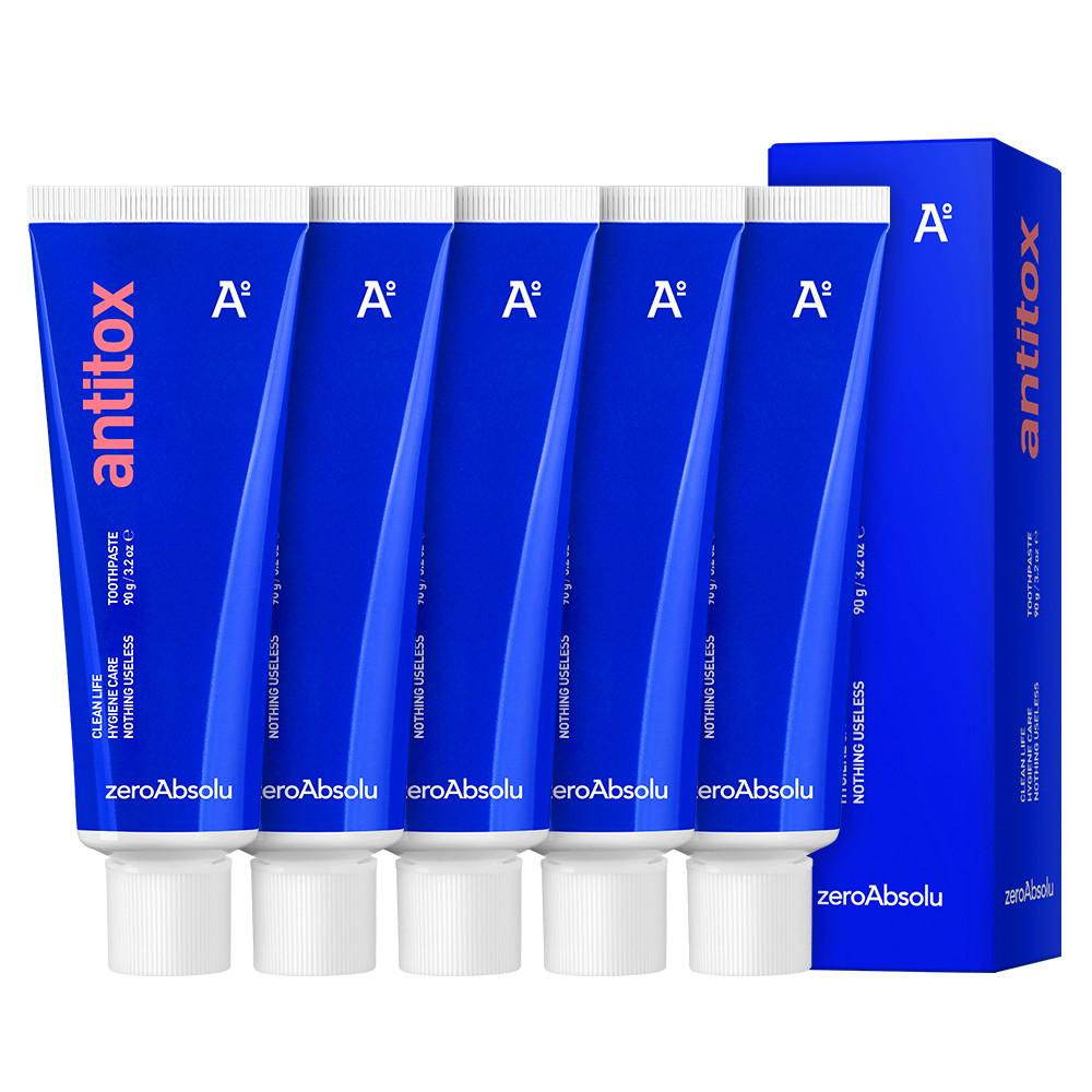 안티톡스 치약 5개 [90gX5개] 초개운 깨운치약