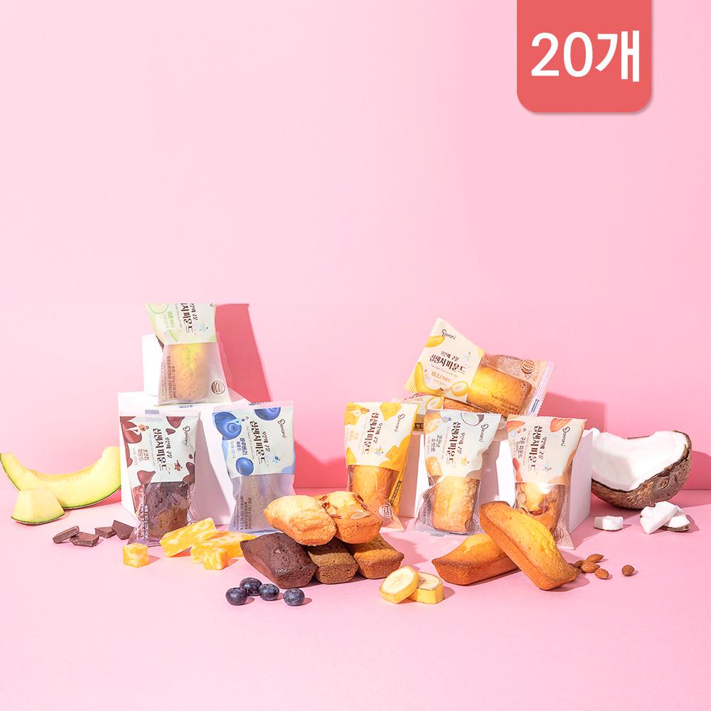 [델포유] 오븐에 구운 십센치 파운드 티그링 10+10 10가지 맛 케이크 아침식사 간식