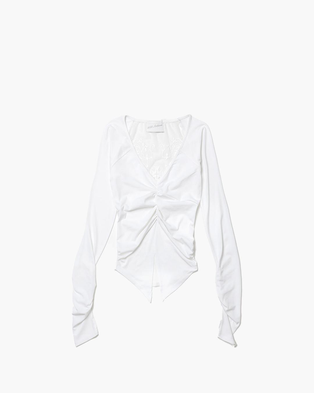 FAIRY BACK MESH TOP (WHITE)