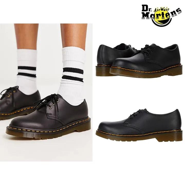 닥터마틴 로퍼 1461 GS 성인여성착용 플랫 단화 가죽 여성 슈즈 신발 블랙