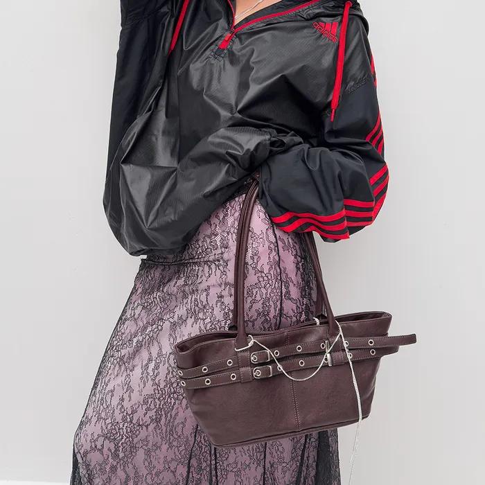 mini belted boat bag (espresso)