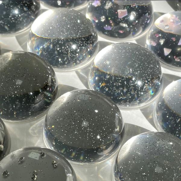 [MNOP] 글리터 반구 구슬톡 2종