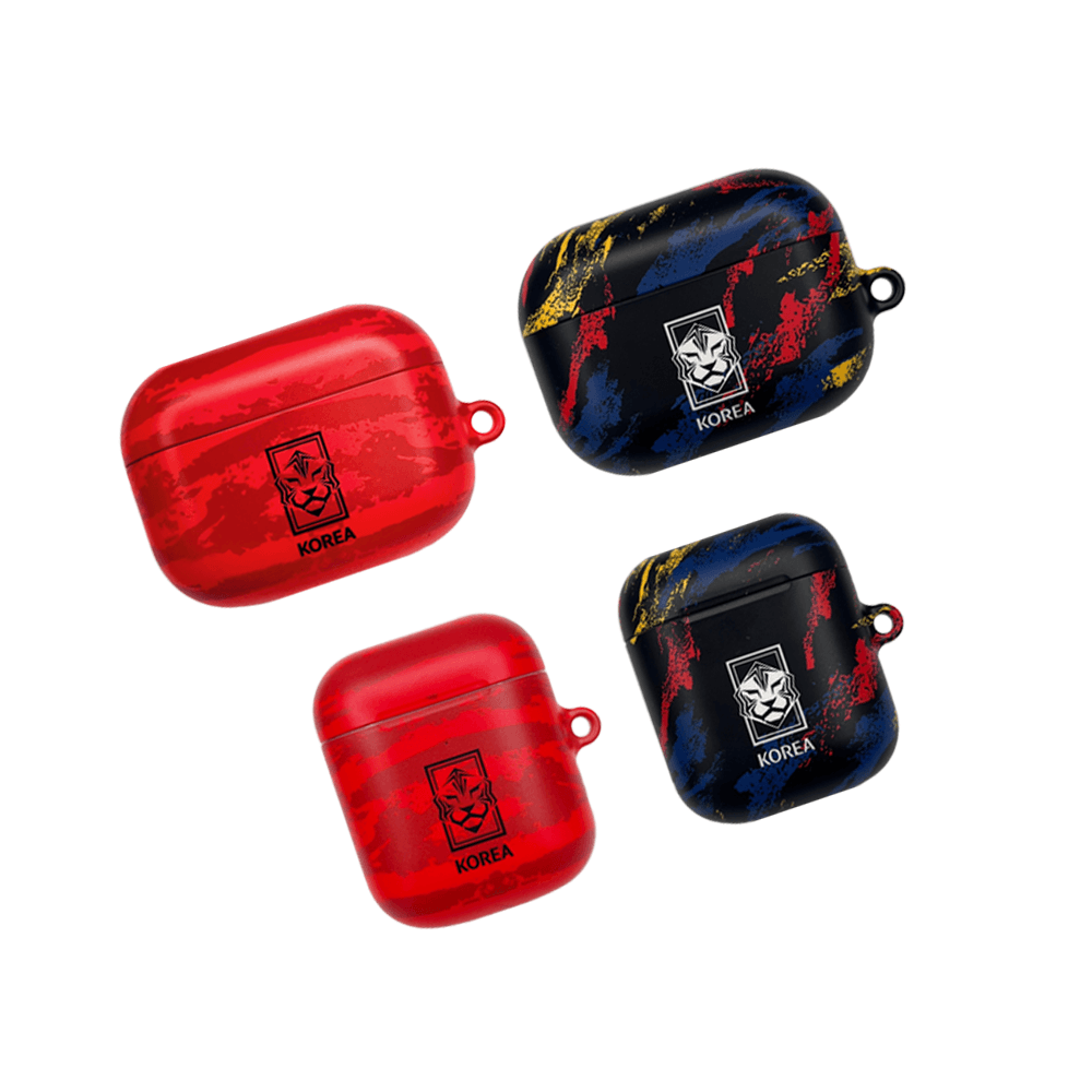 에어팟 케이스(레드/블랙)