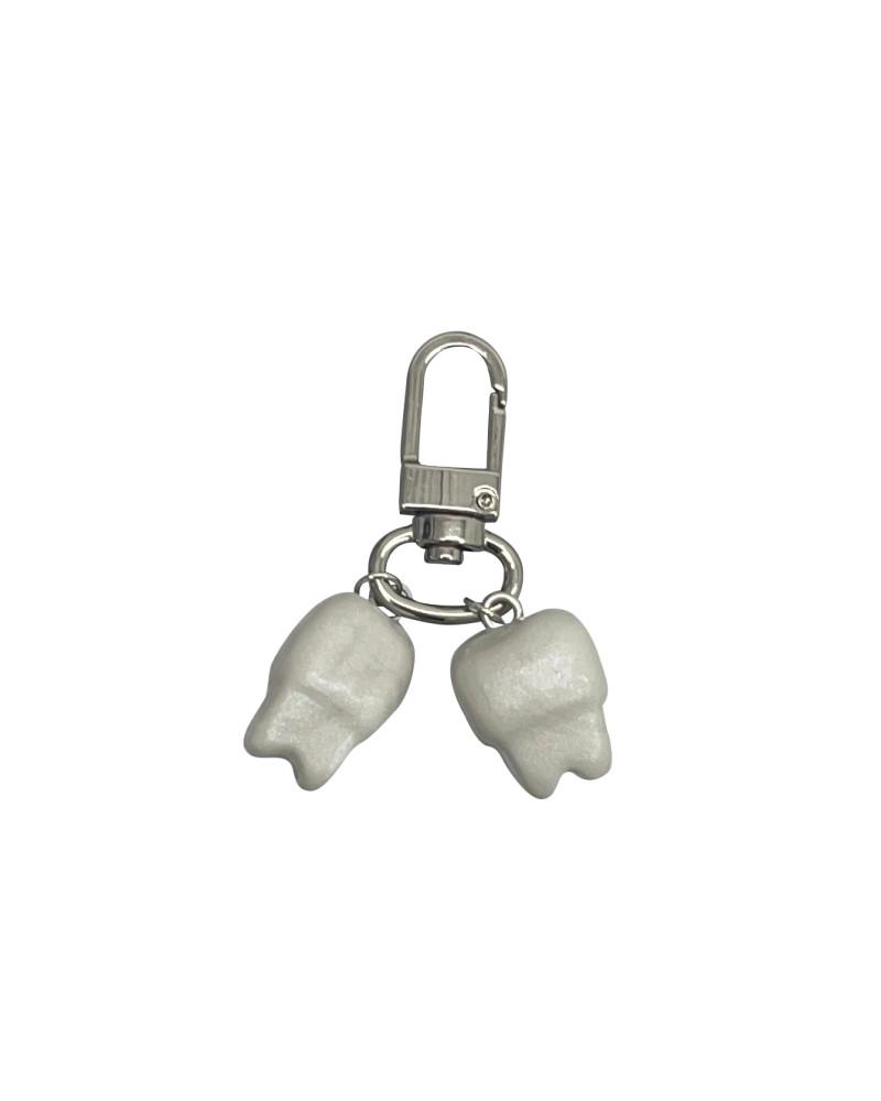 (Hyemsource) PEARL WHITE TOOTH KEY RING