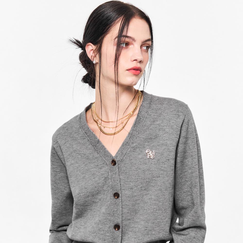 WOMAN GNRL 에센셜 가디건 [GREY]