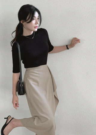 [주문폭주/하객룩/격식룩] 트리플 랩 러플 스커트(S~L)
