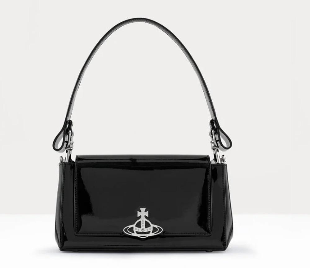 비비안 웨스트우드 가방 헤이즐 미디엄 핸드백  VIVIENNE WESTWOOD HAZEL MEDIUM HANDBAG   42020005L001ON403