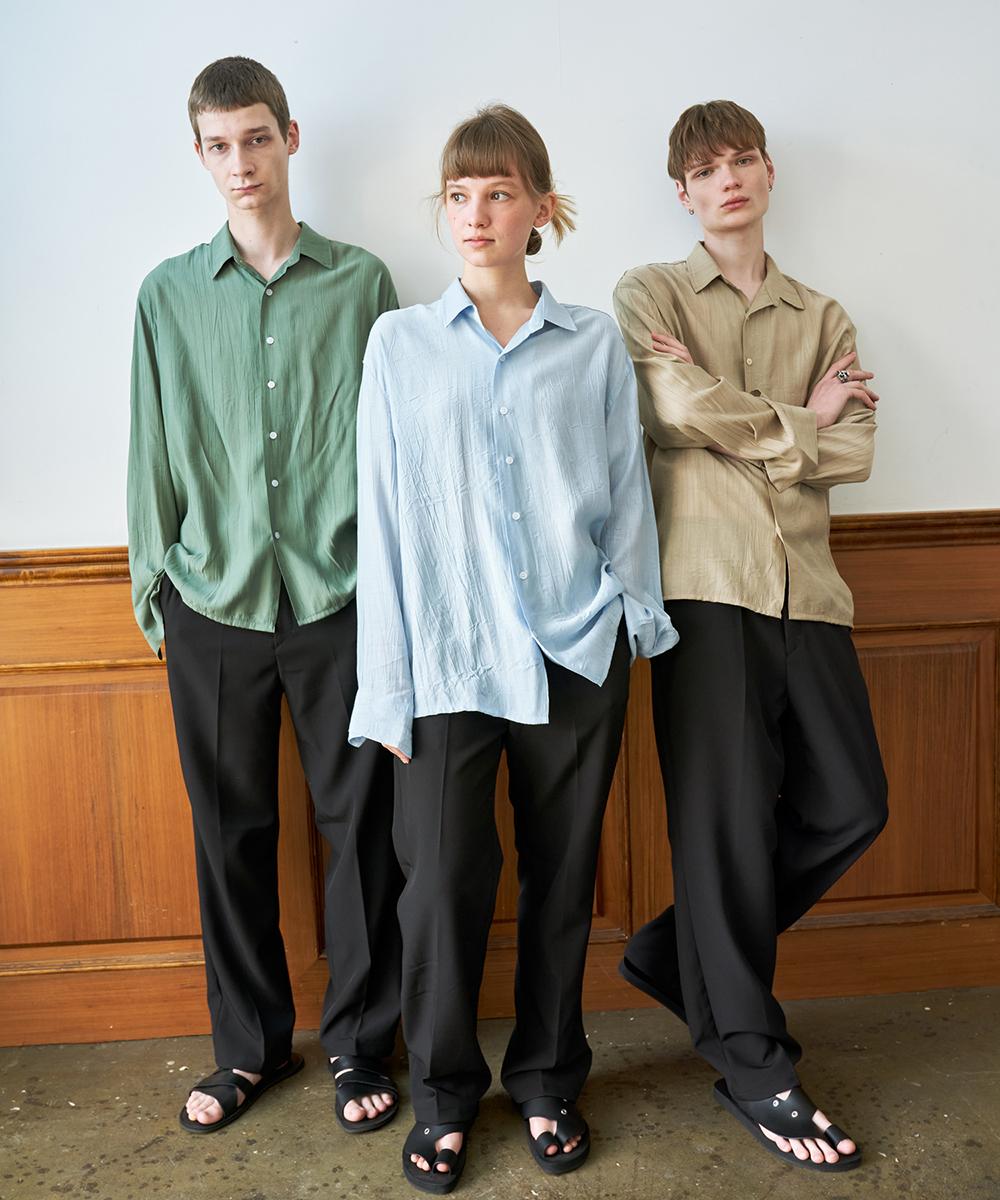 SUMMER PLEATS OVER SHIRTS_BLUE