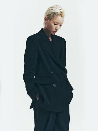 21FW Black Double Breasted Jacket 블랙 더블 자켓  BK  [JTJK2110020]