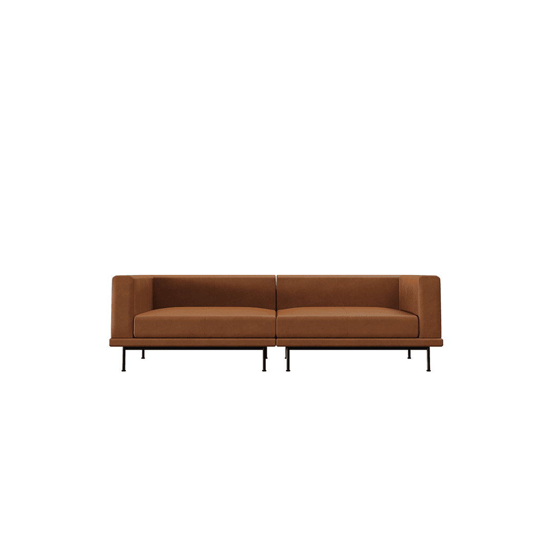 NO9. 2 Units Leather Sofa(Standard) /3 Size
