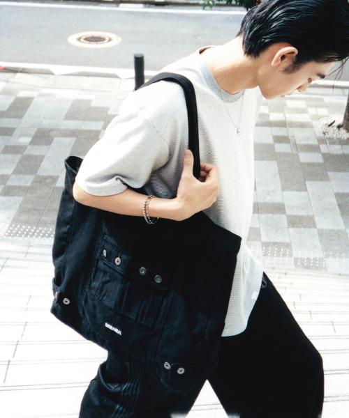 4R POCKET TOTE BAG - WASHED BLACK