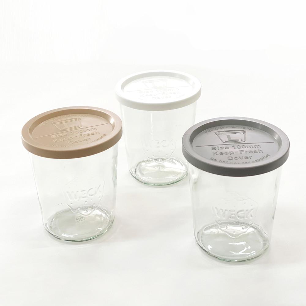 [WECK] 850ml (No743) 유리병+PE뚜껑 낱개