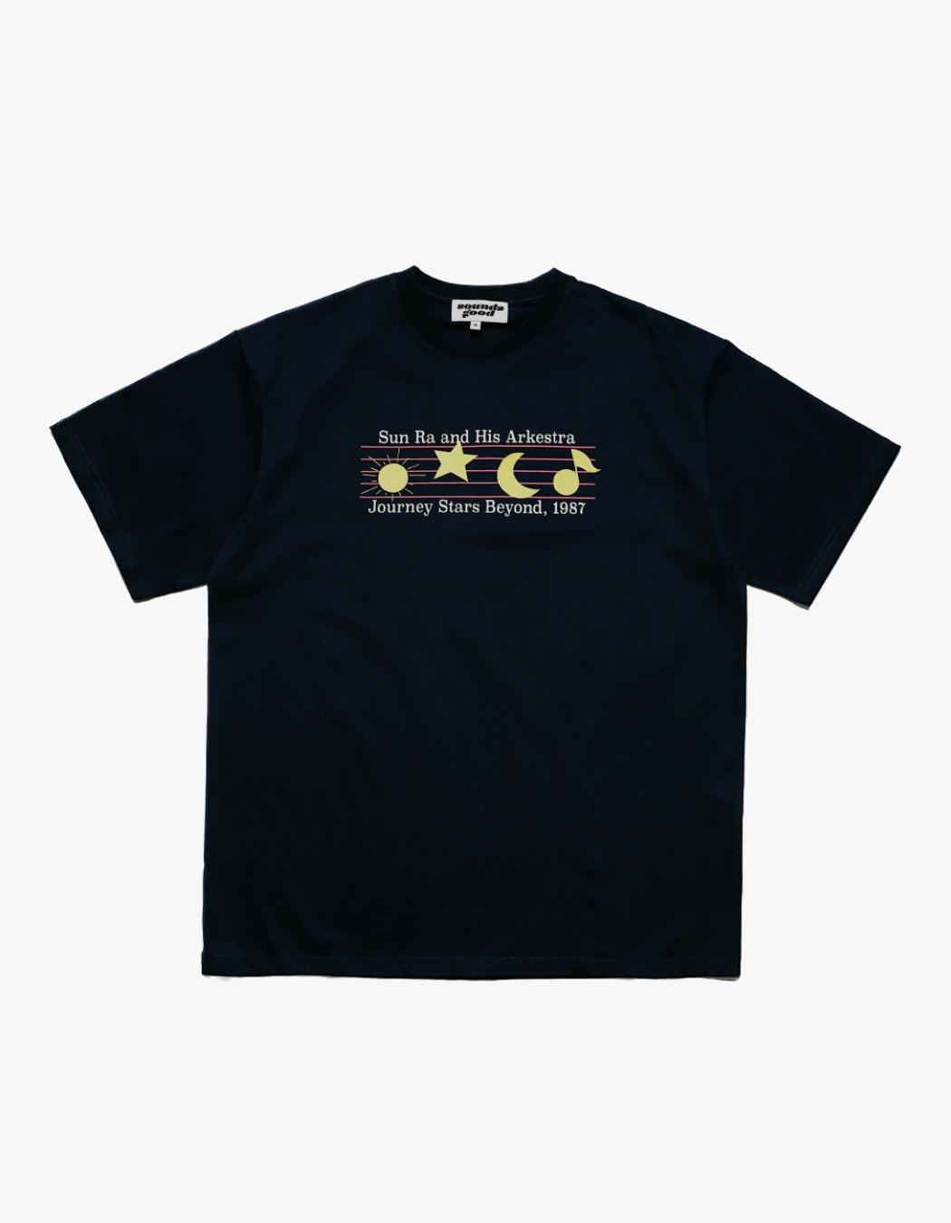 Journey Stars Beyond Tee - Navy