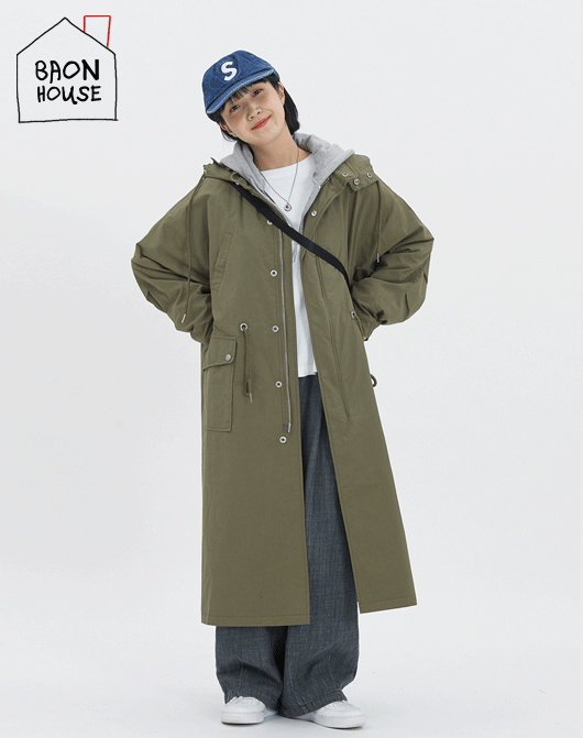 [9천장돌파][BAONHOUSE] Baba long safari jacket (2color)