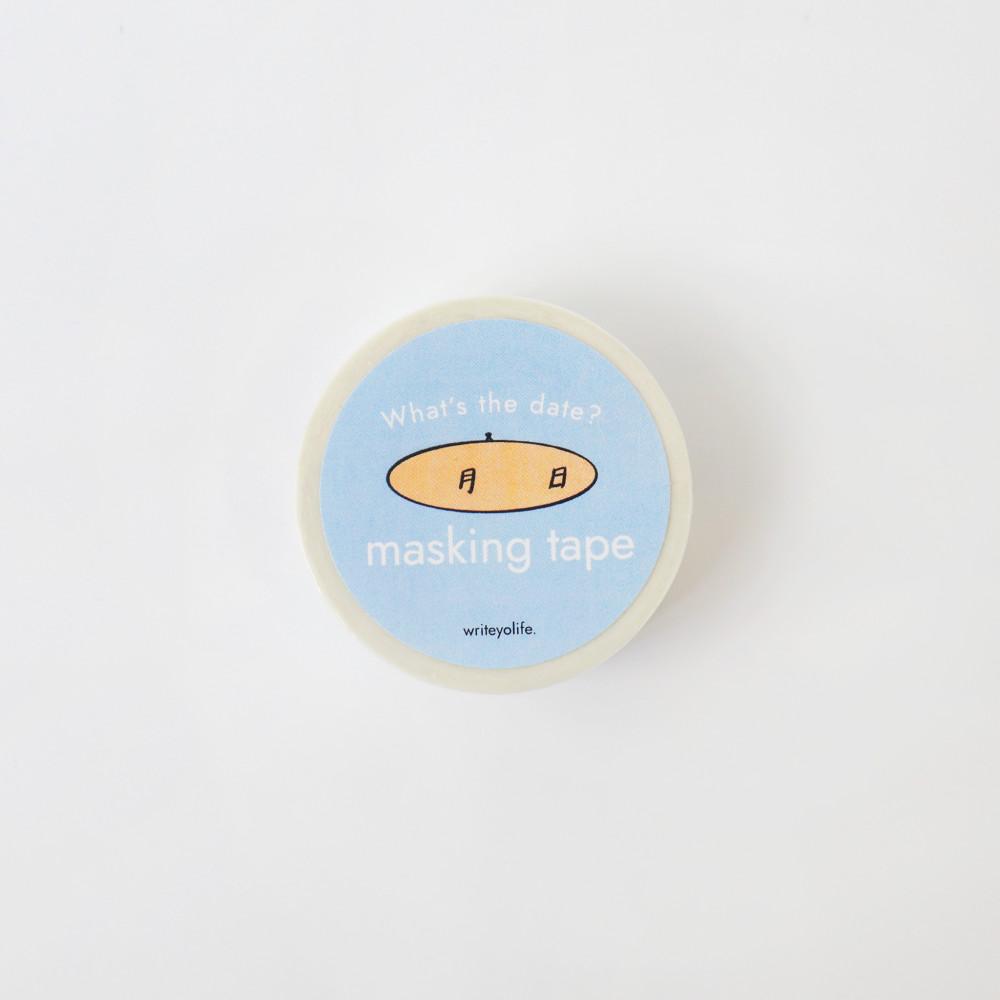 [what's the date masking tape] 날짜 기록 마테 글씨 적는 인덱스 마스킹테이프