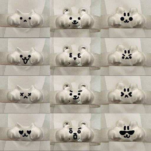 커플링 우정링 귀여운 곰 고양이 햄찌 반지 (1+1)