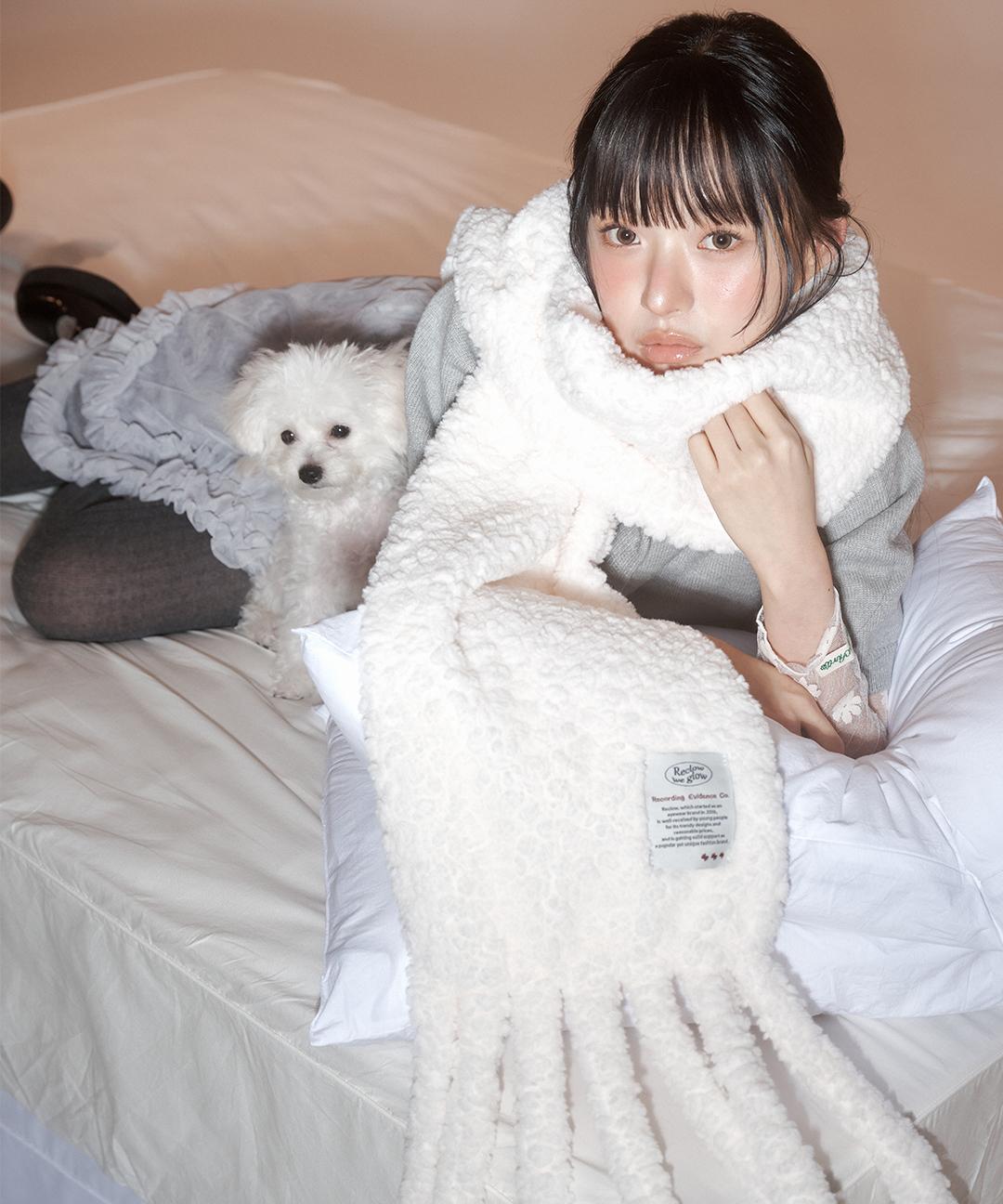 리끌로우 [❤️주문폭주❤️ 신상🔥후끈후끈 데일리템] RECLOW CLOUDY MUFFLER 6 COLOR 뽀글이 귀여운 폭닥폭닥 구름 빅사이즈 테디 주머니 부드러운 머플러 목도리