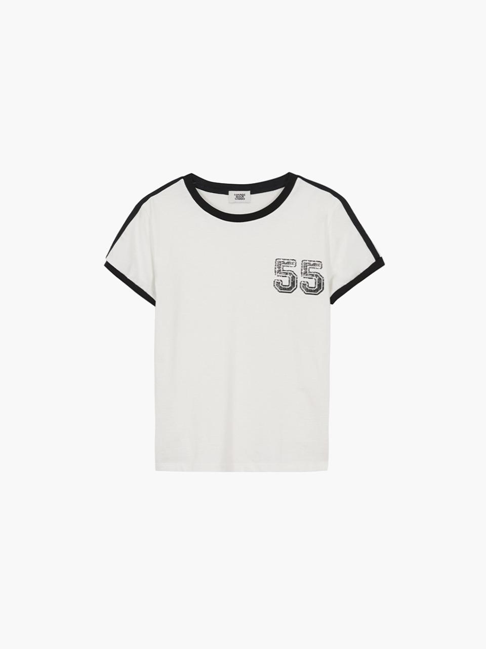 SHOULDER TAPE 55 T-SHIRT_white