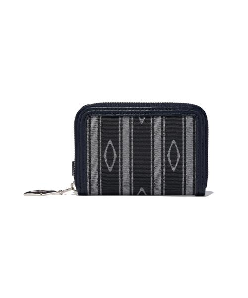 미스치프(MISCHIEF)  JACQUARD ZIP-AROUND WALLET_BLACK - 사이즈 & 후기 | 무신사