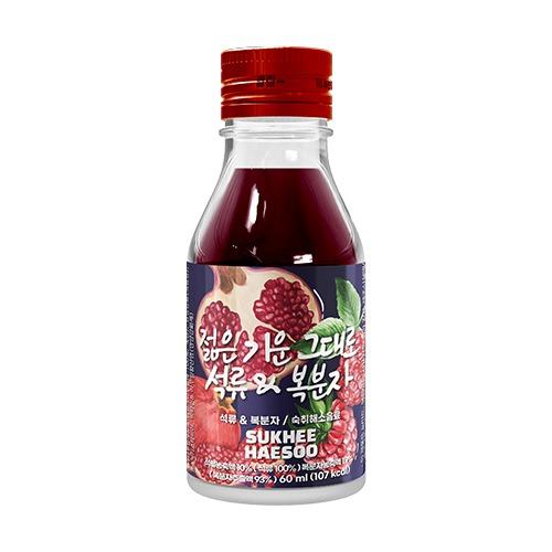 숙취해소음료 숙희해수 젊은기운그대로 석류&복분자 60ml