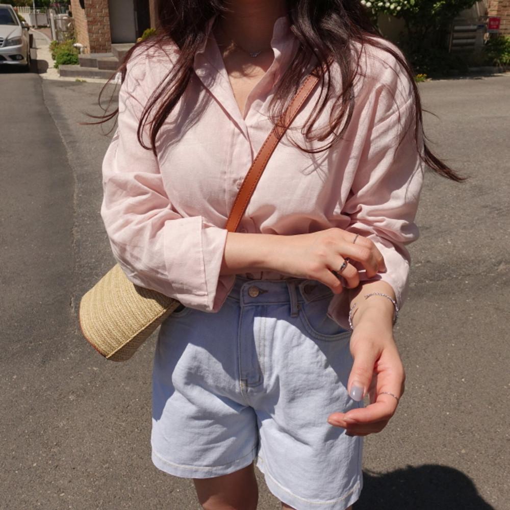 린넨 기본 셔츠 남방