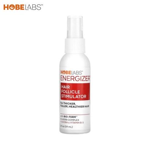 Hobe Labs Energizer 호호바 & 비타민B-5 함유 모낭 자극제 / 두피 탈모 모발 자극 세럼, 59ml, 1개 - 트리트먼트/영양제 | 쿠팡