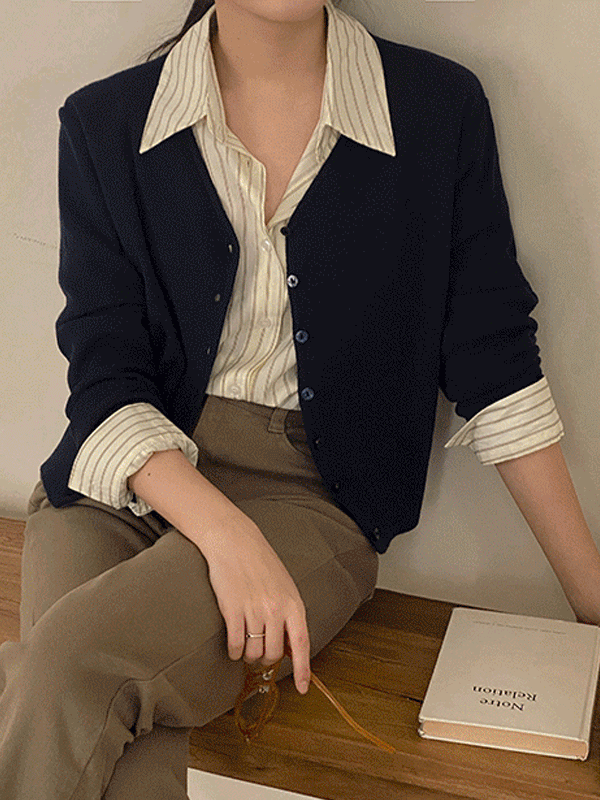 [얼리스프링10%][오피스룩] 디어 핀 스트라이프 셔츠