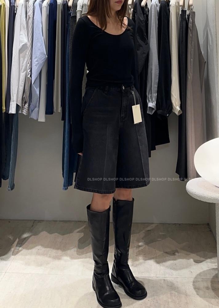 sm당일) 에크미 버뮤다 5부흑청 반팬츠