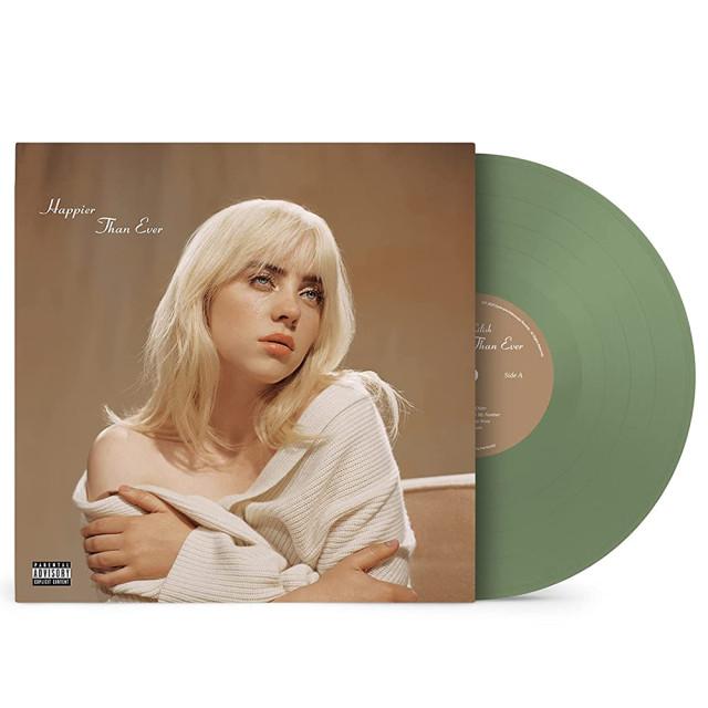 빌리 아일리시 LP 그린 한정반 바이닐 레코드판 Happier Than Ever