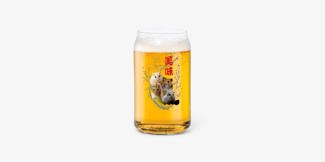 침샘폭발 맥주잔