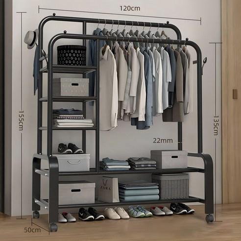 세카이젠 더블 스탠드 행거 - 수납가구 | 쿠팡