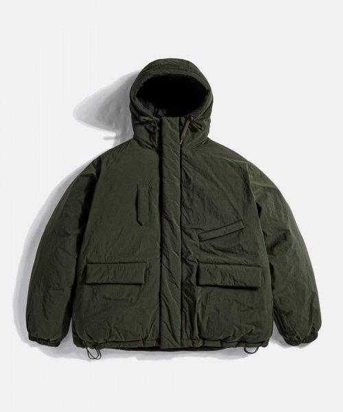 Dyer Hooded Down Parka Dark Green