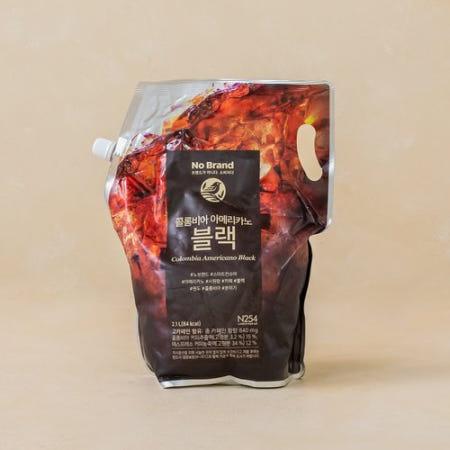 이런 상품 어때요? 노브랜드 콜롬비아 아메리카노 블랙2.1L