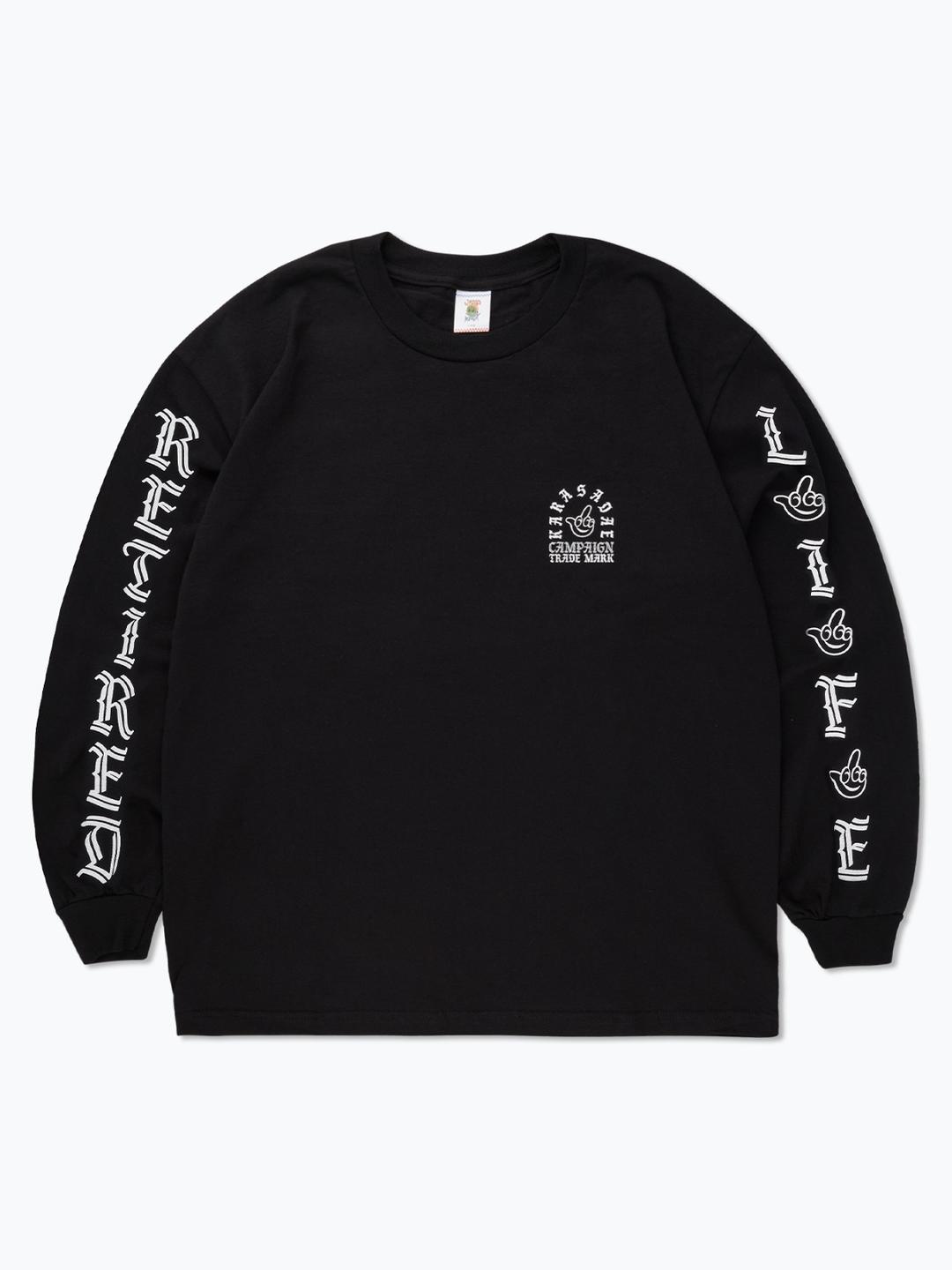 [Jayass Kiosk] KARASADAE LONG SLEEVE (BLACK)