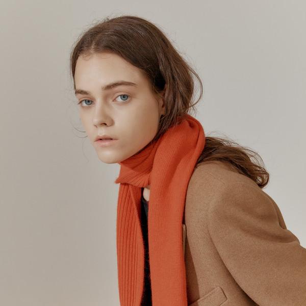 Tri Color Block Muffler Orange