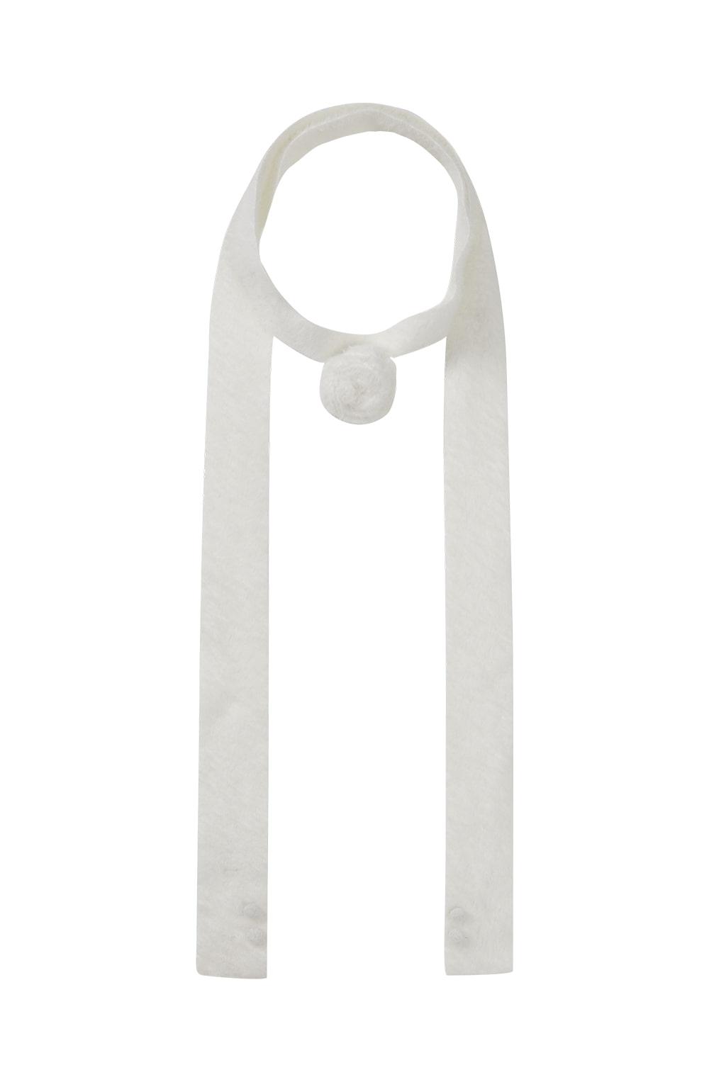 플레르 앙고라 머플러 화이트