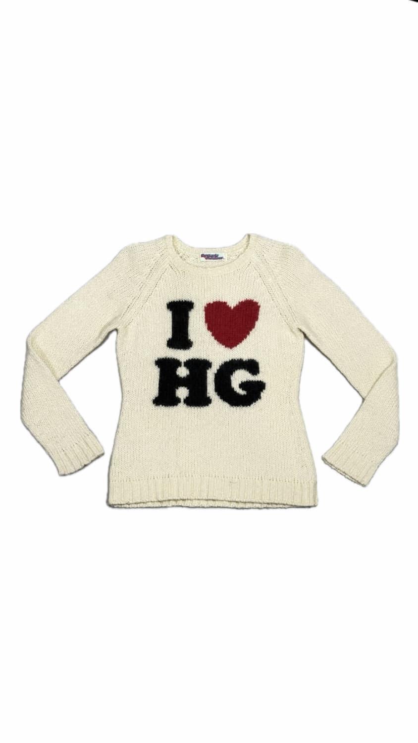 히스테릭 글래머 아카이브 i<3 hg 니트 스웨터 | 후루츠패밀리