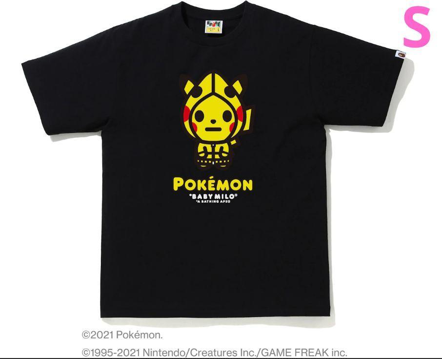 新品未着用 21ss BAPE x POKEMON ピカチュウ Tee S