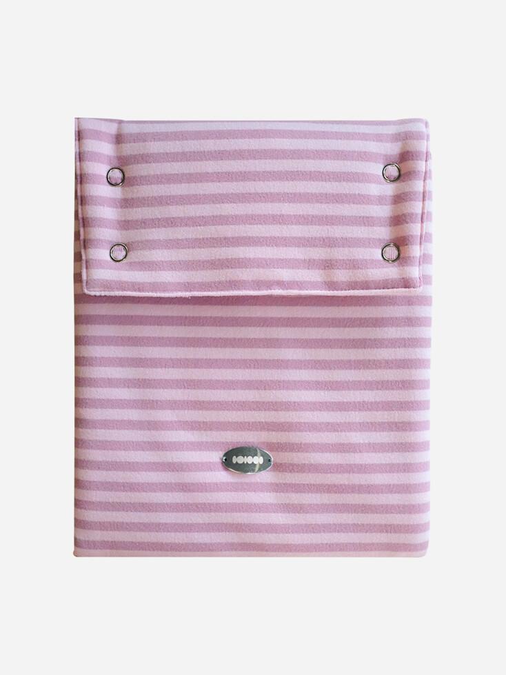 Book pouch [PINK STRIPE]