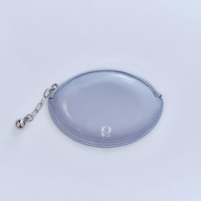 ball chain egg card wallet (blue)